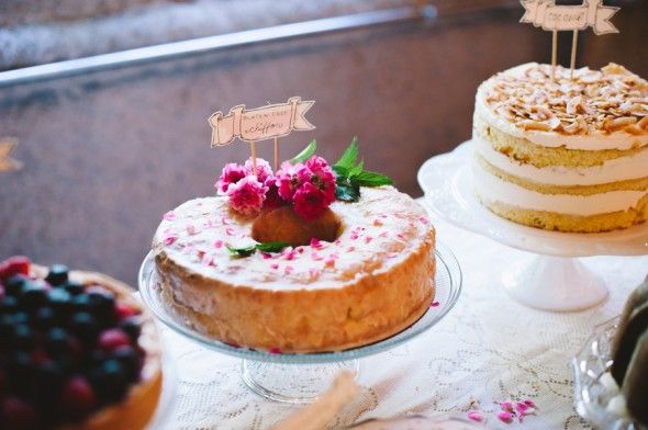 Rustic Sweets Table Cakes