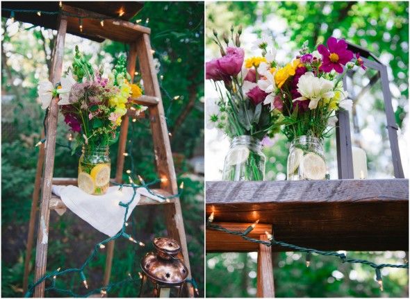 Backyard Wedding Flowers