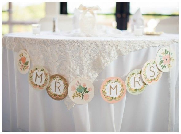 Floral Sweetheart Bunting