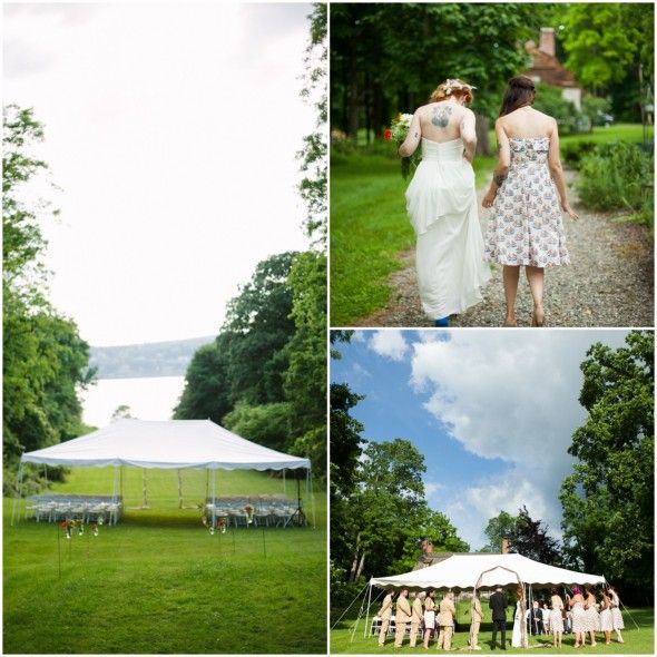 Hudson River Valley Outdoor Wedding Ceremony
