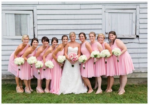 Classic Country Wedding Party