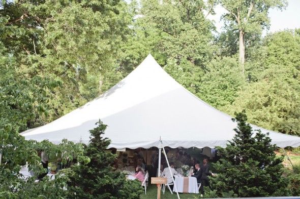 Garden Wedding Reception Tent