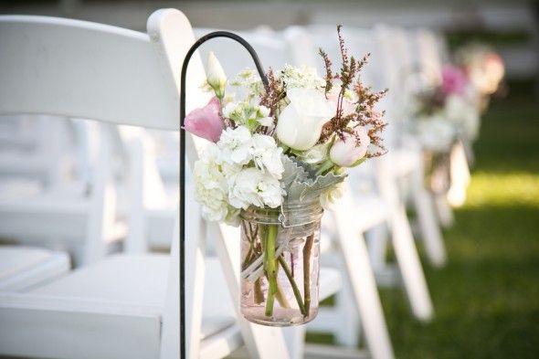 Outdoor Wedding Ceremony Flowers