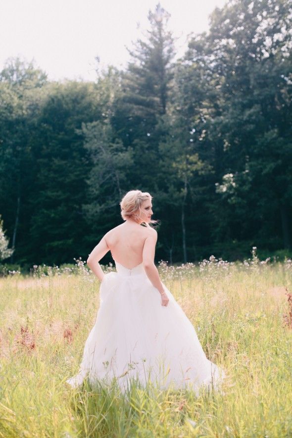 Country Bride in Field