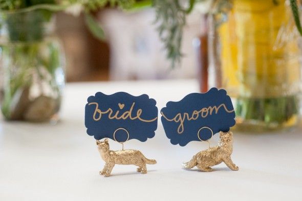 Bride & Groom Place Cards