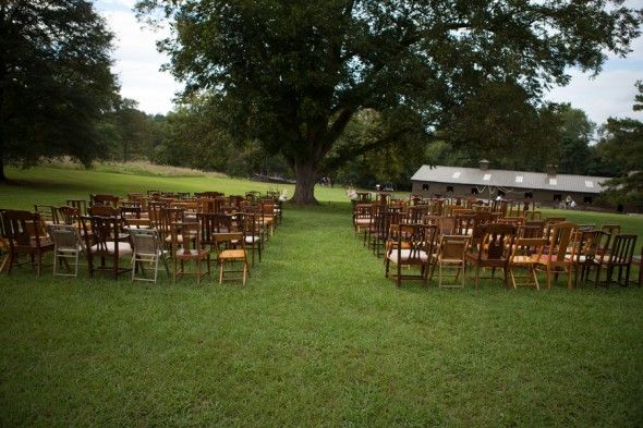 Outdoor Southern Wedding Ceremony