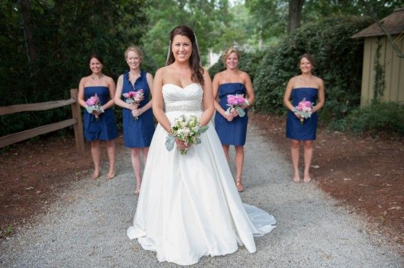 Southern Wedding Bride + Bridesmaids
