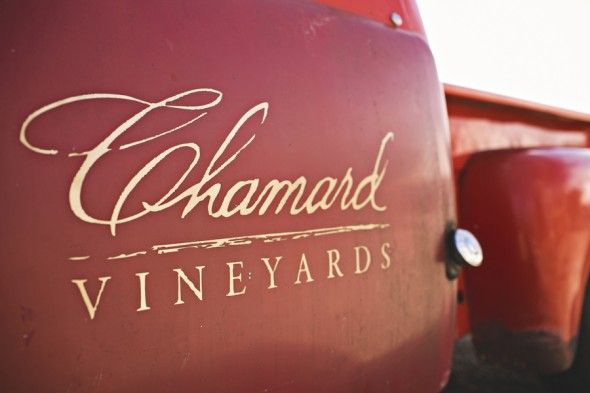 Chamard Vineyards Red Truck