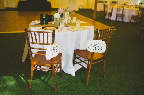 Southern Vineyard Wedding Sweetheart Table