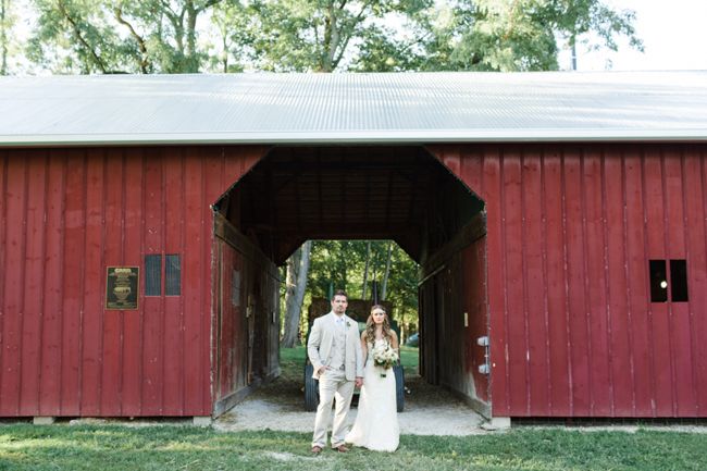 Farm Wedding With Barn