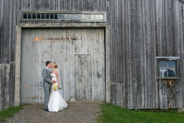 Country Barn Wedding Bride + Groom