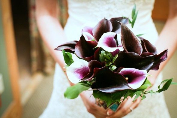 Dark Fall Wedding Bouquet