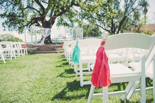 Ranch Wedding Outdoor Ceremony Setting