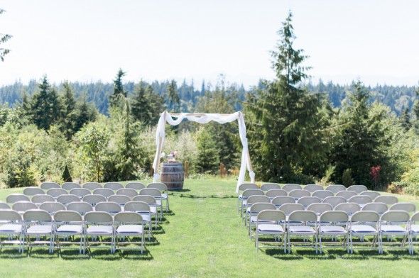 Far Wedding Outdoor Ceremony Site