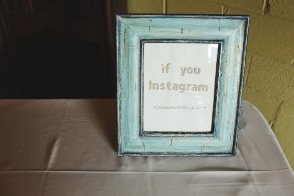 Wedding Instagram Sign
