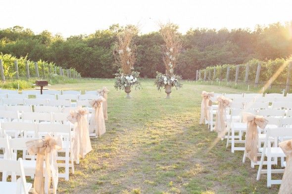 Vineyard Outdoor Wedding Ceremony Site