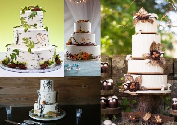 82 Awesome Fall Wedding Cakes Weddingomania