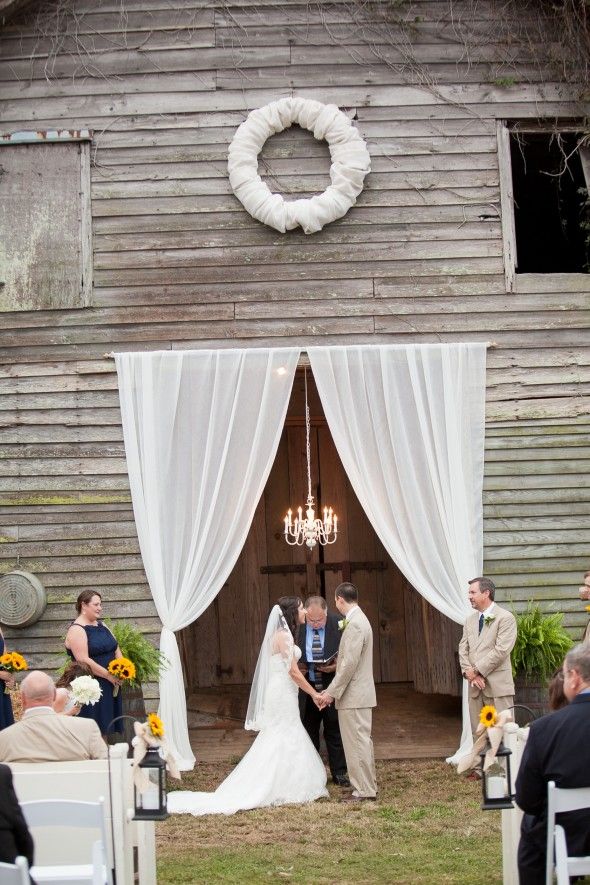 Barn Wedding Ceremony
