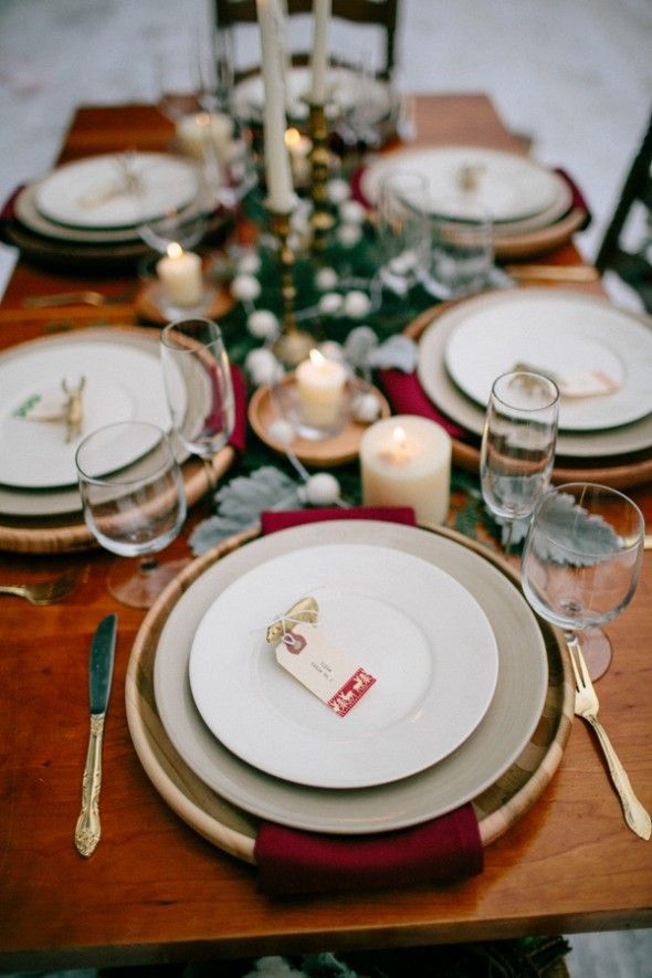 Holiday Rustic Table