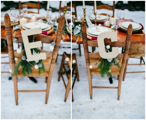 Rustic Wedding Chair Decorations