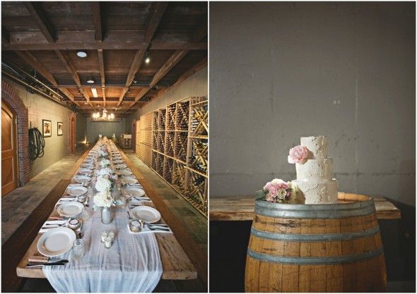 Vineyard Wedding Table and Wedding Cake