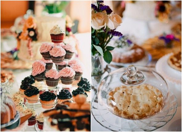 Wedding Cupcakes and Pies