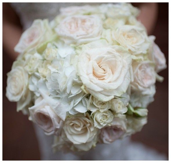 White & Blush Bouquet