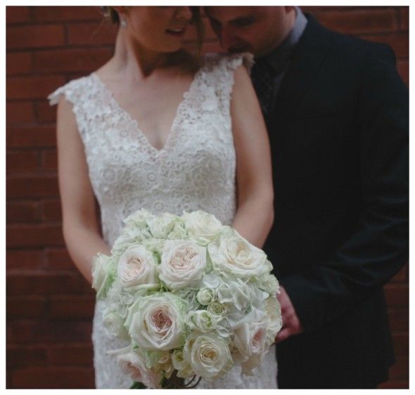 White & Blush Wedding Bouquet