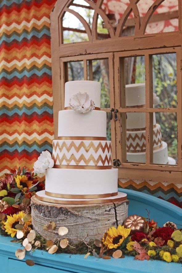 Moroccan Inspired Wedding Cake