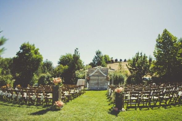California Outdoor Wedding Ceremony Site