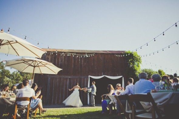 California Outdoor Wedding Reception