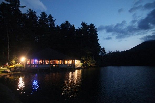 Evening at this Lakeside Vermont Wedding Reception 