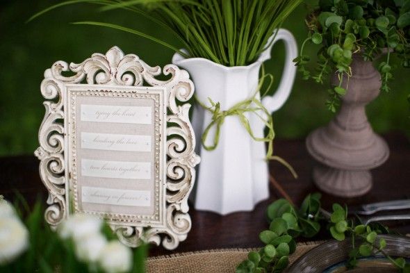 Outdoors Vintage Chic Wedding