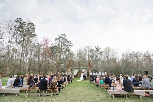 Southern Wedding Outdoor Ceremony