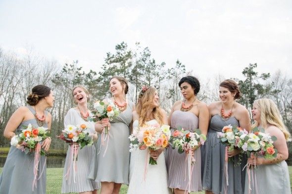 Southern Bride and Bridesmaids