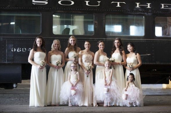 Southern Wedding Bride and Bridesmaids