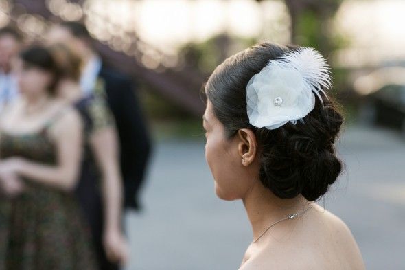 Hudson River Wedding Bride's Hairpiece