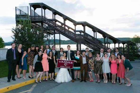 Hudson River Hotel Wedding College Friends