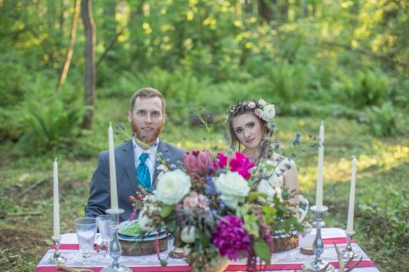 Woodsy Hunger Games Wedding Inspiration