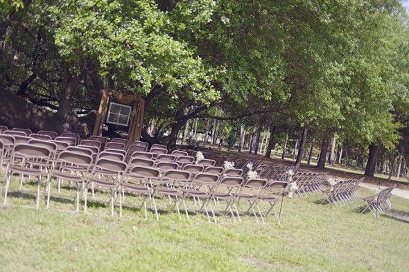 Backyard Country Wedding Ceremony Location