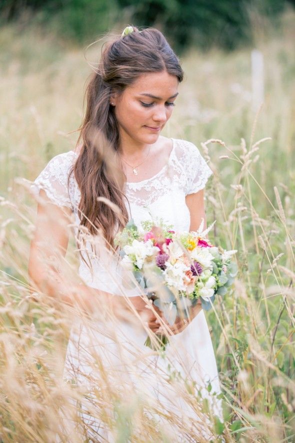 Swedish Countryside Wedding Bride 