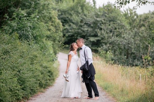 Swedish Countryside Wedding Bride + Groom 