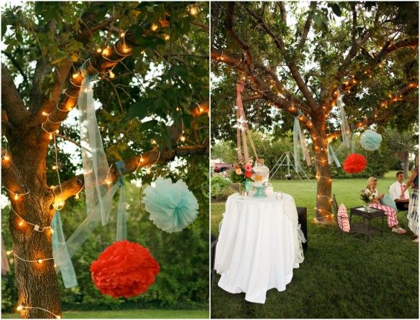 Backyard Wedding Decorations