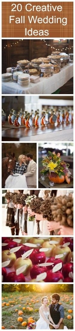 Creative Fall Wedding Ideas
