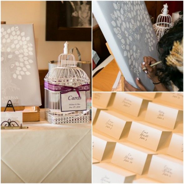Wedding Guest Book and Place Cards