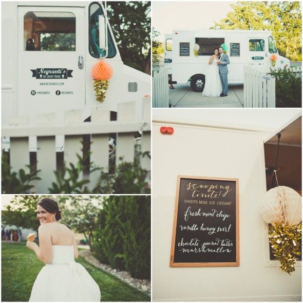 Ice Cream Truck at Wedding Reception