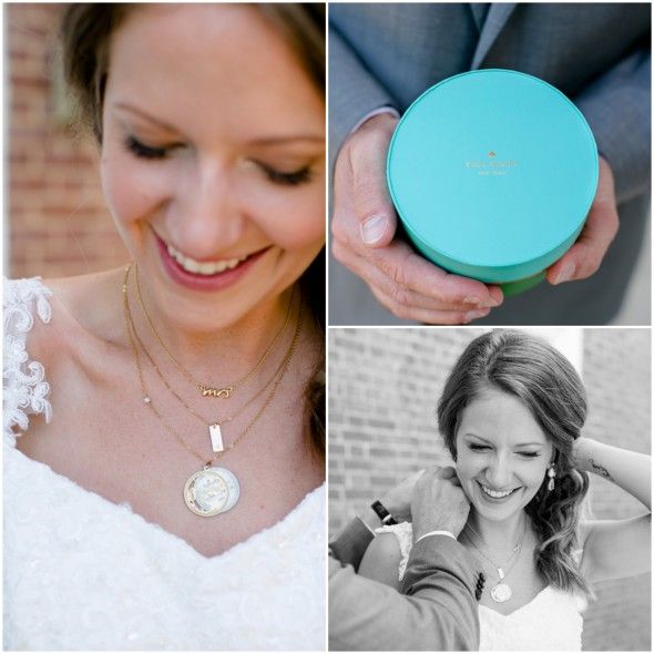 From Groom to Bride, Kate Spade "Mrs." Necklace