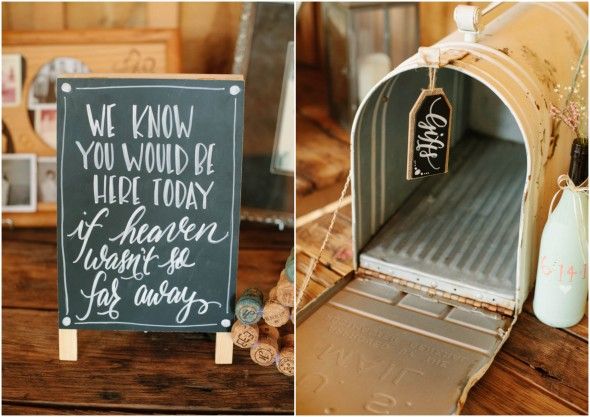 Country Wedding Reception Mailbox for Cards