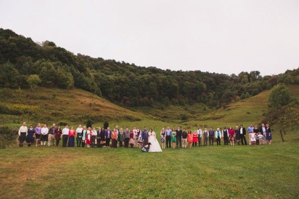 Outdoor Country Wedding In Tennessee Valley