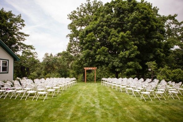 Country Outdoor Wedding Ceremony Arbor